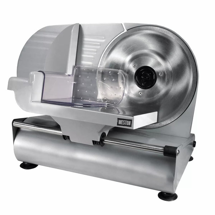 Weston - 9" Electric Food Slicer - Stainless Steel