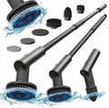 Electric cordless spin scruber